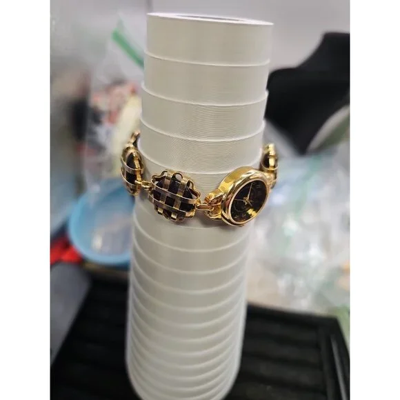 watches for women Lot Of 2 Pearl Brand 6.5 Inches Bracelet Style Goldtone